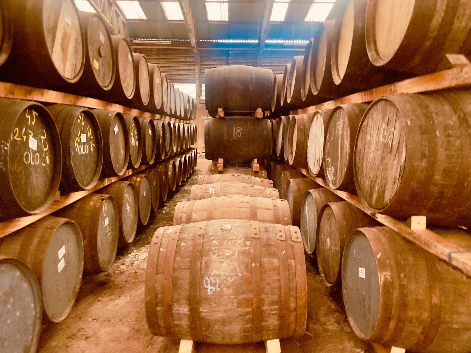 Warehouse cask storage