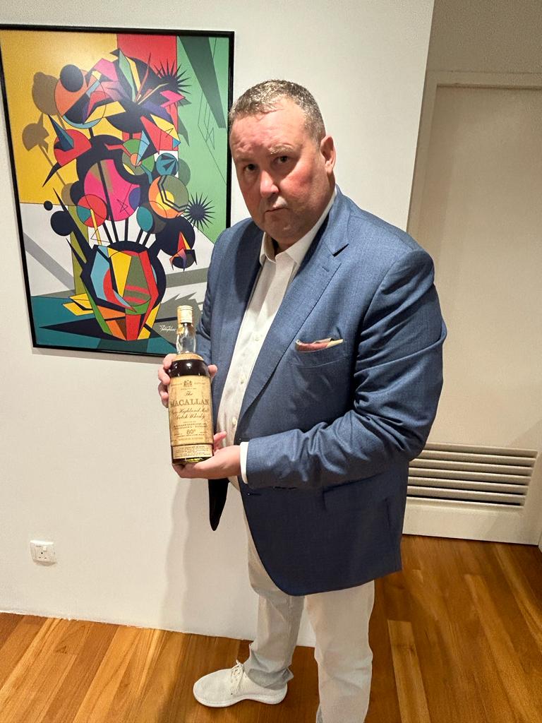 Tim Coates with a vintage Macallan