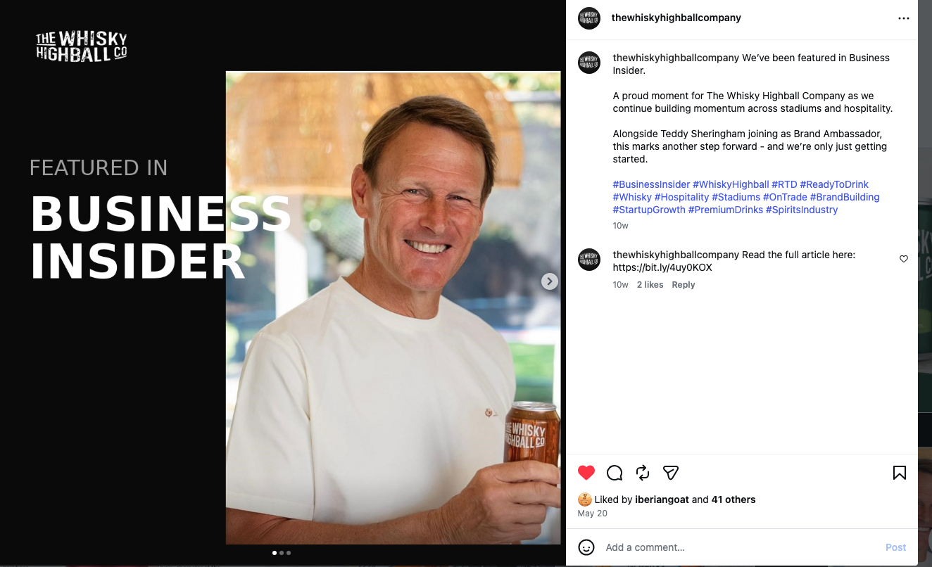 Teddy Sheringham holding a TWHC can — Business Insider feature